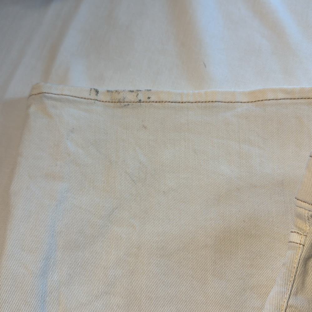 Gap White Denim High Rise Wide Leg Pant - Picture 4 of 4